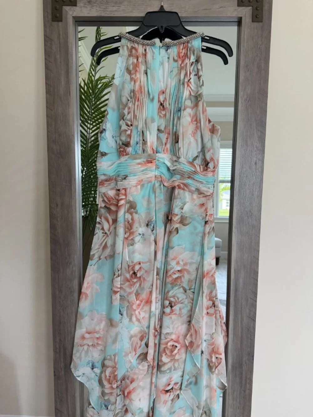 NWT Calvin Klein Size 16 Floral Maxi Dress - Picture 8 of 10